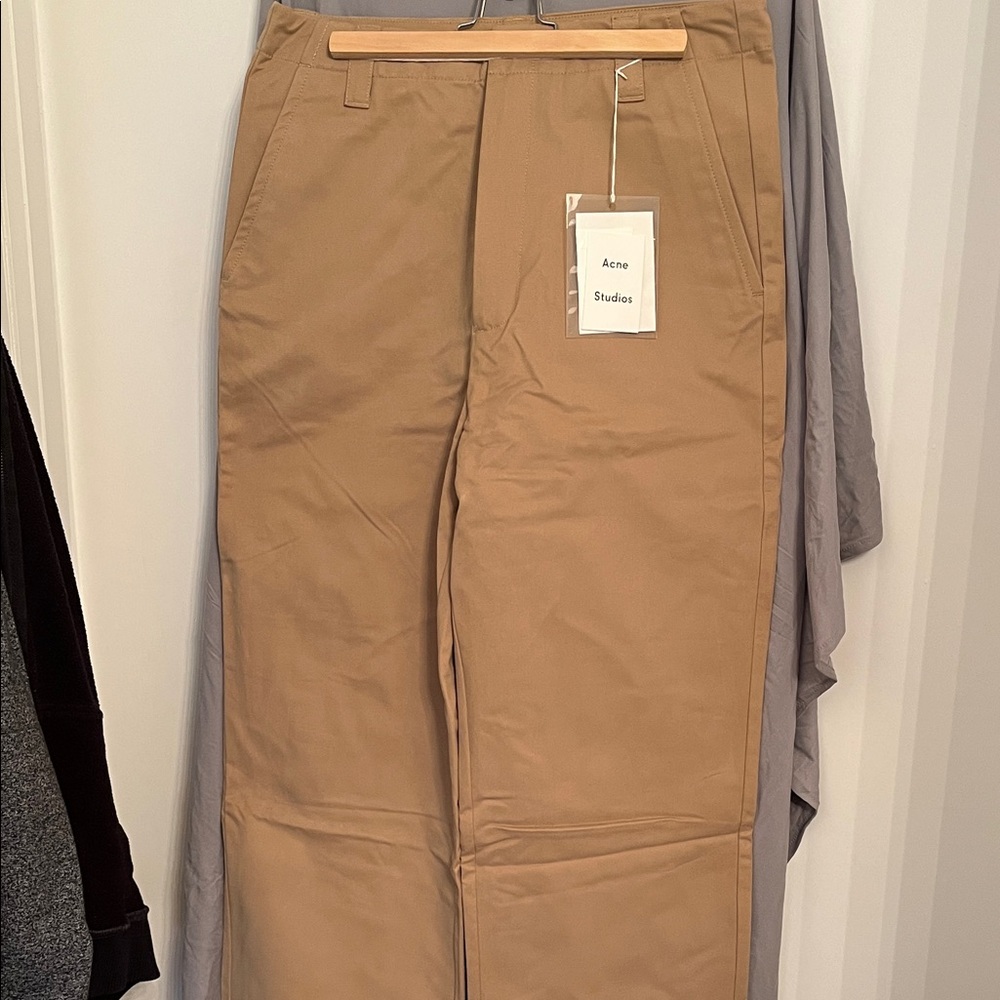 Acne Men's Khaki Chinos